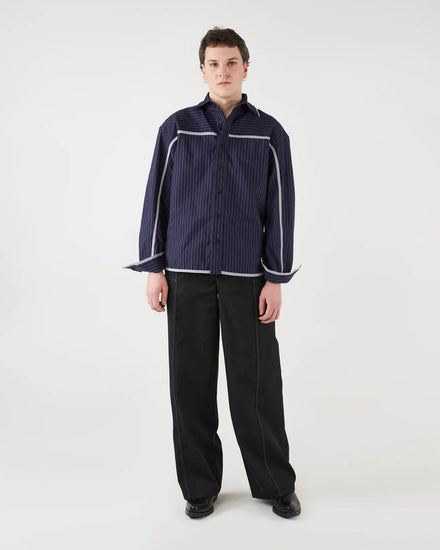 LINEAR WESTERN SHIRT ZI001 KYANITE - LOOT.