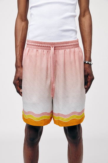 Casablanca Seidenshorts mit Rainbow Monogram - LOOT.