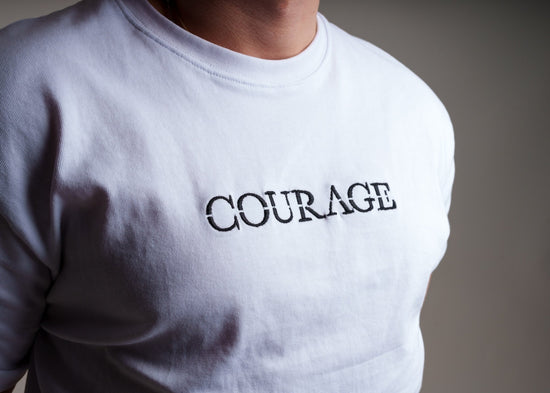 Courage Man T-Shirt Milky Classic - LOOT.