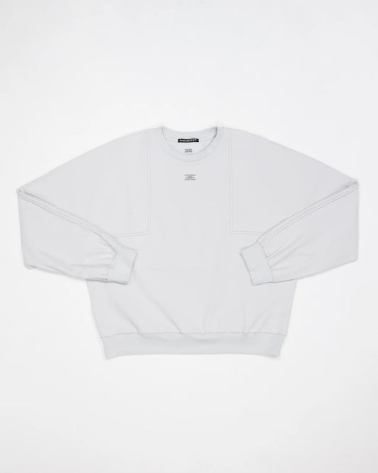 CROPPED SQUARED CREWNECK ZF001 TITAN - LOOT.