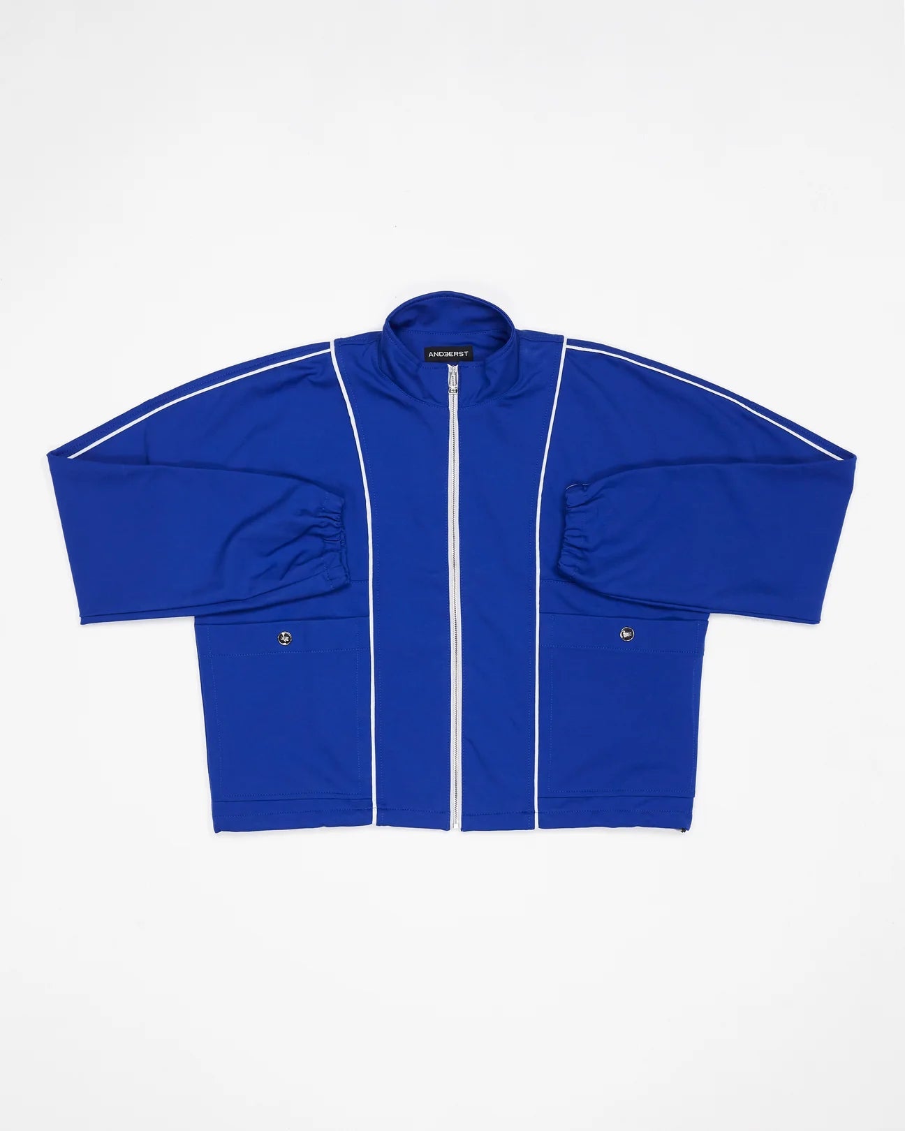 CROPPED TRAINING JACKET ZG001 LAPISLAZULI - LOOT.