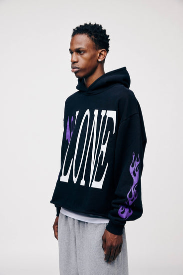 VLONE x Palm Angels Hoodie Purple - LOOT.